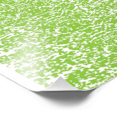 Grunge Lime Green Pattern - Summer Abstract Decor Foto Afdruk (Hoek)