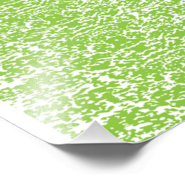 Grunge Lime Green Pattern - Summer Abstract Decor Foto Afdruk