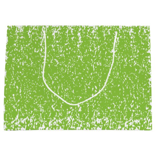 Grunge Lime Green Pattern - Summer Abstract Decor Groot Cadeauzakje (Voorkant)
