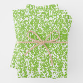 Grunge Lime Green Pattern - Summer Abstract Decor Inpakpapier Vel (In situ)