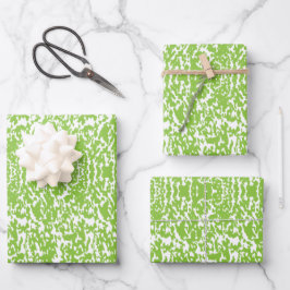 Grunge Lime Green Pattern - Summer Abstract Decor Inpakpapier Vel