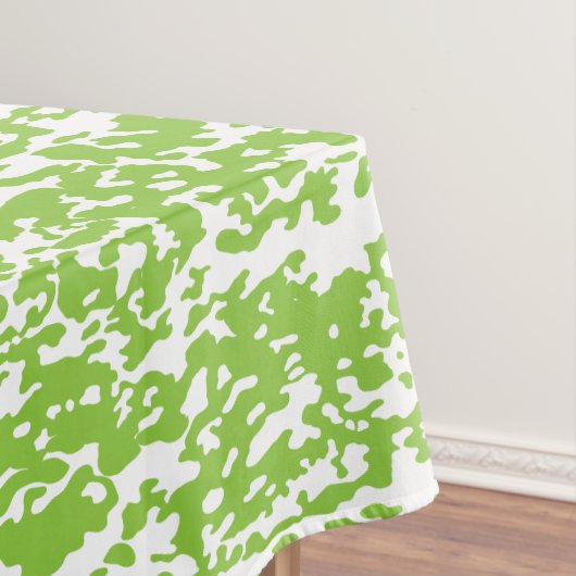 Grunge Lime Green Pattern - Summer Abstract Decor Tafelkleed (Voorbeeld)