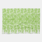 Grunge Lime Green Pattern - Summer Abstract Decor Theedoek (Horizontaal)