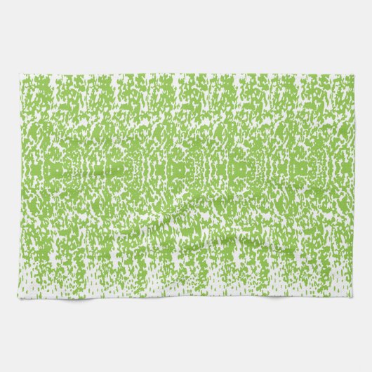 Grunge Lime Green Pattern - Summer Abstract Decor Theedoek (Horizontaal)
