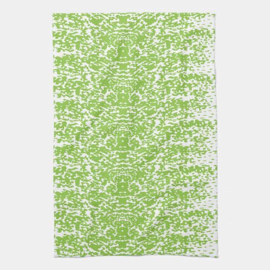 Grunge Lime Green Pattern - Summer Abstract Decor Theedoek (Verticaal)