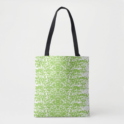 Grunge Lime Green Pattern - Summer Abstract Decor Tote Bag (Voorkant)