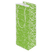 Grunge Lime Green Pattern - Summer Abstract Decor Wijn Cadeautas (Achterkant Gekanteld)