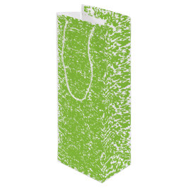 Grunge Lime Green Pattern - Summer Abstract Decor Wijn Cadeautas