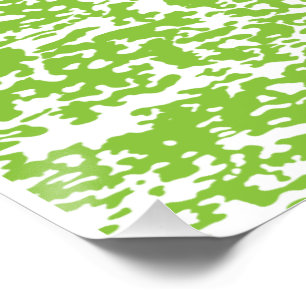 Grunge Lime Green Pattern - Zomer Abstract Decor Perfect Poster