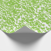 Grunge Lime Green Texture Cadeaupapier (Hoek)