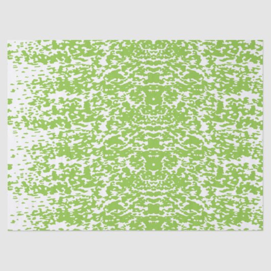 Grunge Lime Green Texture Tissuepapier (Voorkant)