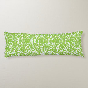 Grunge Limegroene Patroon - Zomer Abstract Decor Lichaamskussen