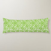 Grunge Limegroene Patroon - Zomer Abstract Decor Lichaamskussen (Voorkant)