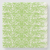 Grunge Limegroene Patroon - Zomer Abstracte Decora Stenen Onderzetter (Voorkant)