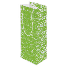 Grunge Limegroene Patroon - Zomer Abstracte Decora Wijn Cadeautas
