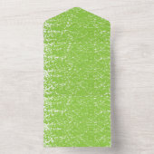 Grunge Limegroene Textuur All In One Uitnodiging (Binnen)
