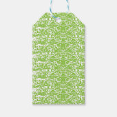 Grunge Limegroene Textuur Cadeaulabel (Voorkant)