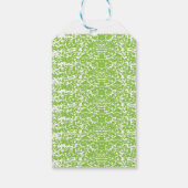Grunge Limegroene Textuur Cadeaulabel (Achterkant)