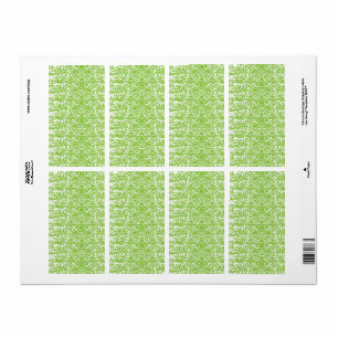 Grunge Limegroene Textuur Etiket
