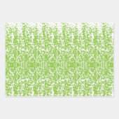 Grunge Limegroene Textuur Inpakpapier Vel (Voorkant 3)
