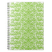 Grunge Limegroene Textuur Notitieboek (Voorkant)