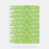 Grunge limoen groene textuur acryl bord (Voorkant)