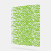 Grunge limoen groene textuur acryl bord (Hoek)