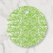 Grunge limoen groene textuur bedankjes labels (Voorkant)