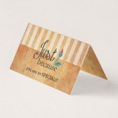 Grunge Linde Stripes | Alleen omdat Kaart (Voorkant)