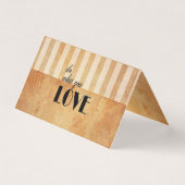 Grunge  Linde Stripes | Doe wat je liefhebt Kaart (Voorkant)