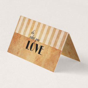 Grunge  Linde Stripes   Doe wat je liefhebt Kaart