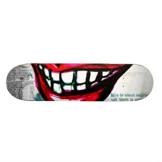 Grunge Lips Skateboard