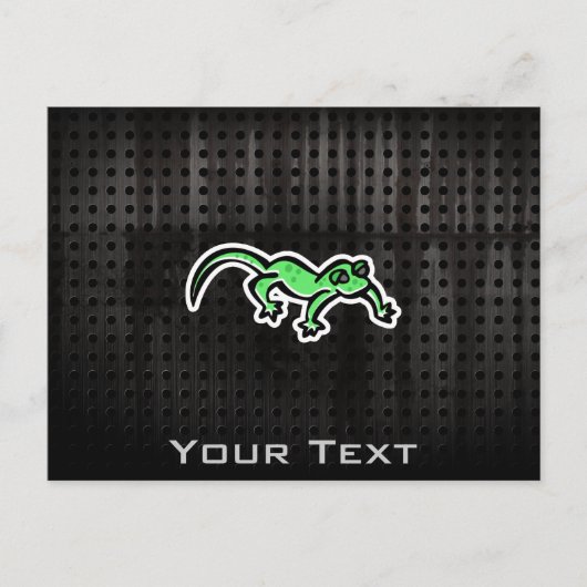 Grunge Lizard Briefkaart (Voorkant)