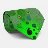 Grunge Lizards Stropdas (Opgerold)