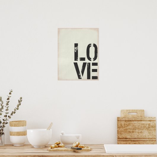 GRUNGE LOVE PRINT (Keuken)