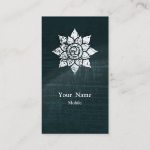 Grunge Mandala Visitekaartje
