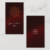 Grunge Mandala Visitekaartje (Voorkant / Achterkant)