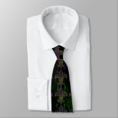 Grunge Mardi Gras halsdoek Stropdas (Gebonden)