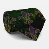 Grunge Mardi Gras halsdoek Stropdas (Opgerold)