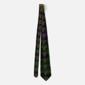 Grunge Mardi Gras halsdoek Stropdas (Achterkant)