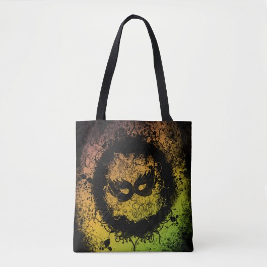 Grunge Mardi Gras Tote Bag (Voorkant)