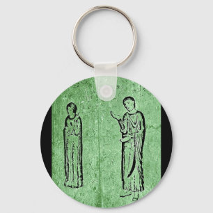 Grunge Medieval Statues Sleutelhanger