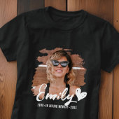 Grunge Memorial in Loving Memory Aangepaste foto T-shirt