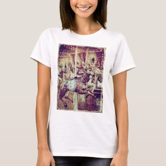 Grunge Merry-Go-Round Goat T-shirt (Voorkant)