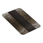 Grunge metal background magneet (Rechterzijde)