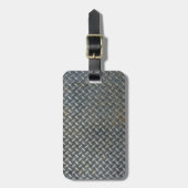 Grunge Metal Grate Bagagelabel (Voorkant verticaal)