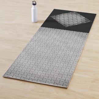 Grunge Metal Industrial Bord Style Yogamat