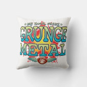 Grunge Metal Soul Cushion Kussen (Achterkant)