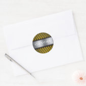 Grunge Metal Sticker (Envelop)
