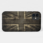 Grunge Metal Union Jack Case-Mate iPhone Case (Achterkant (horizontaal))
